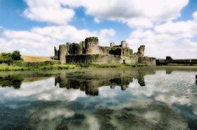Caerphilly Castle Reflectiion