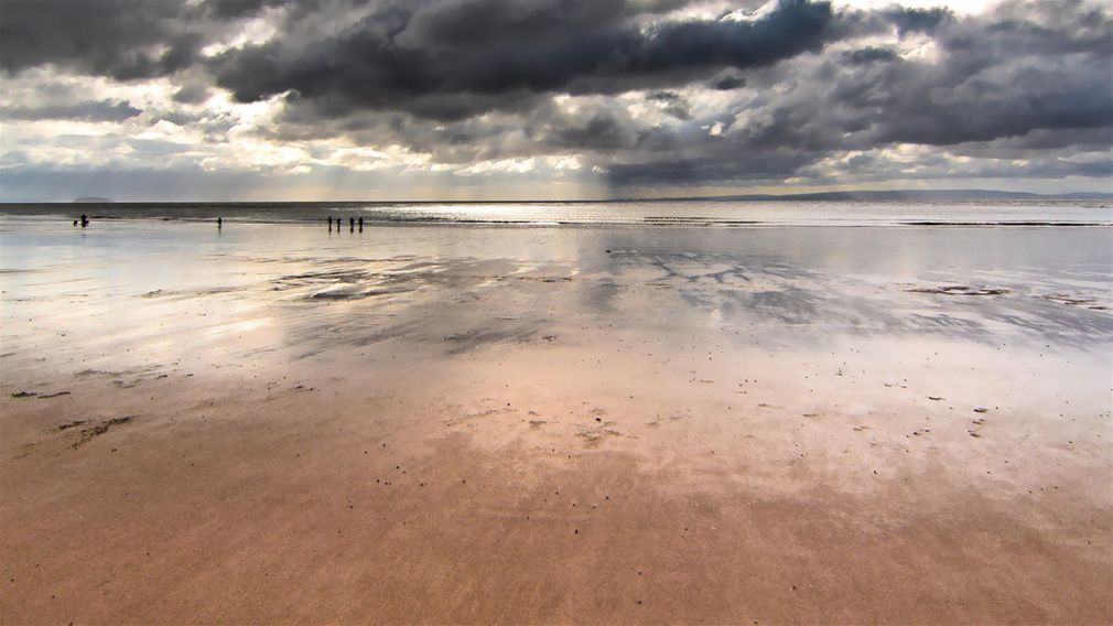 Winter Storm Clouds -- Barry Island